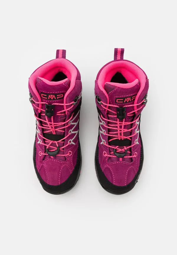Детские походные ботинки rigel mid wp унисекс Cmp, Berry/Pink Fluo — фото 4