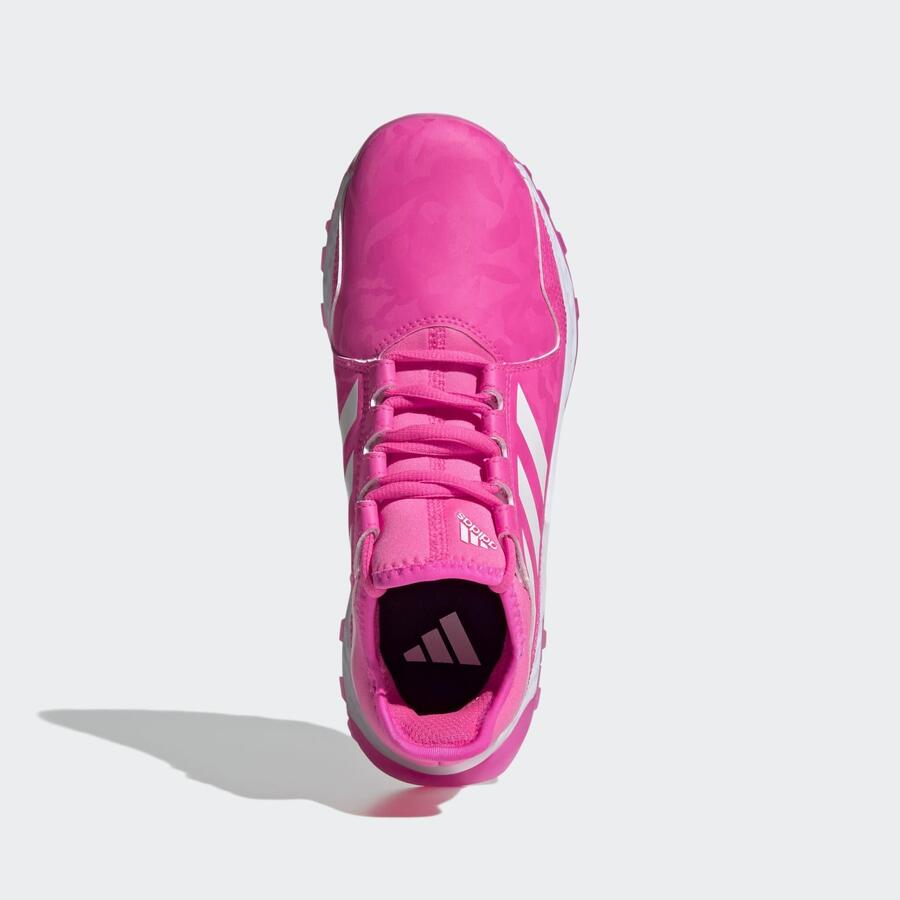 Детские кроссовки для хоккея на траве - ADIDAS Youngstar розовые — фото 3