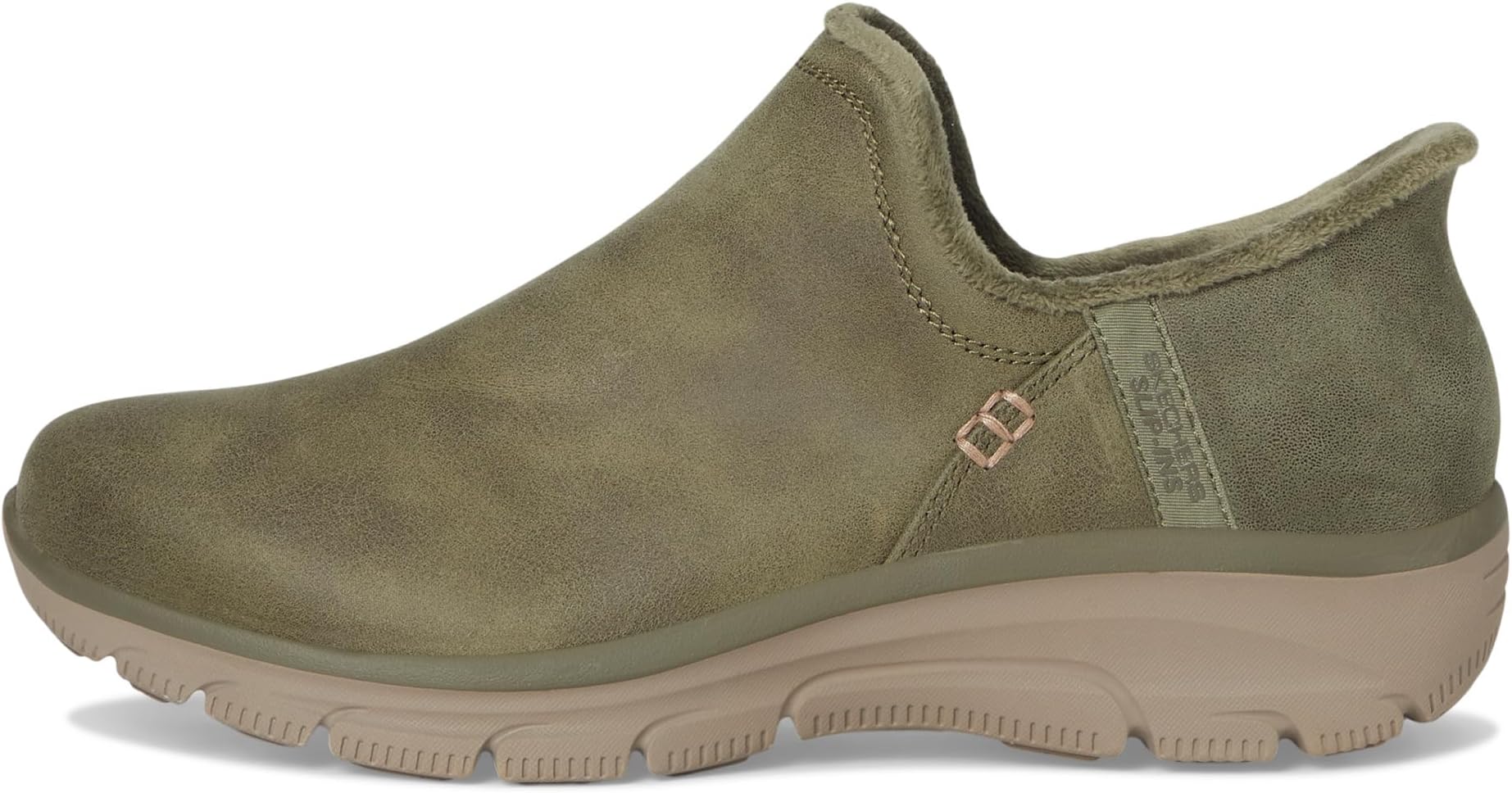 Ботинки женские SKECHERS Modern Hour низкие, оливковый — фото 4