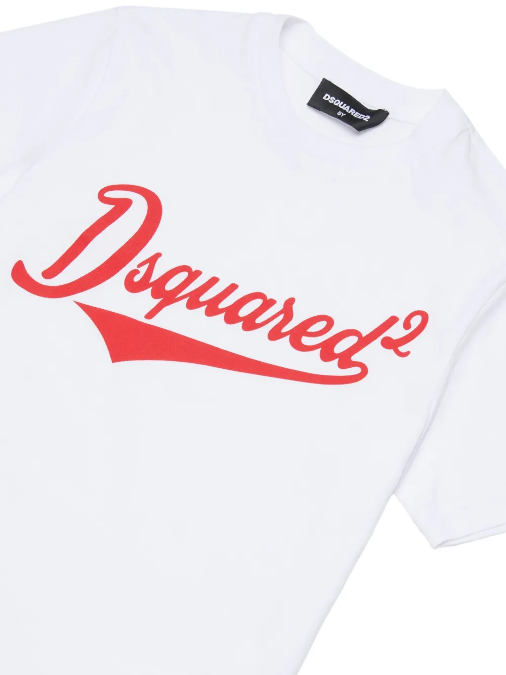 Футболка свободного кроя с логотипом Dsquared2 Kids, белый — фото 4