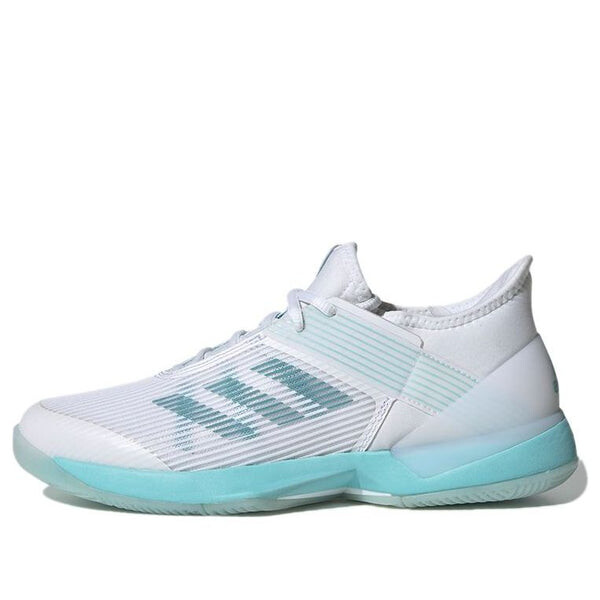 Кроссовки parley x adizero ubersonic 3 'blue spirit' Adidas, белый