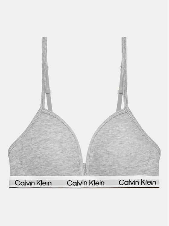 

Бюстгальтер без косточек Calvin Klein Underwear, серый