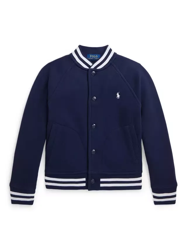 Детская куртка-бомбер Polo, элегантный темно-синий цвет Ralph Lauren — фото 3