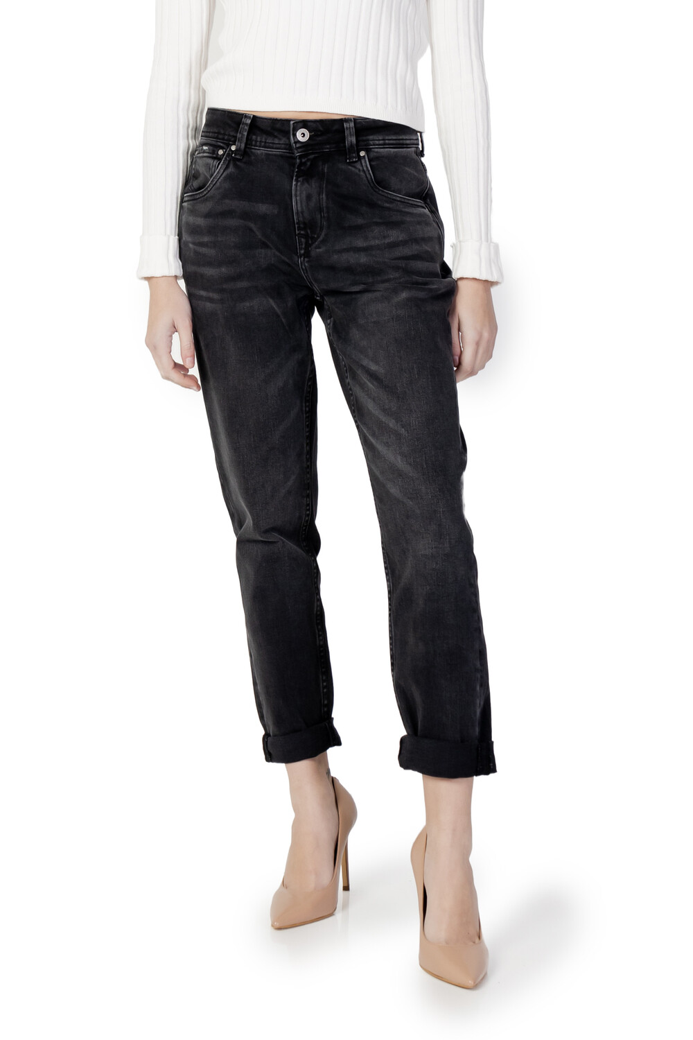 

Джинсы Pepe Jeans укороченные, черный