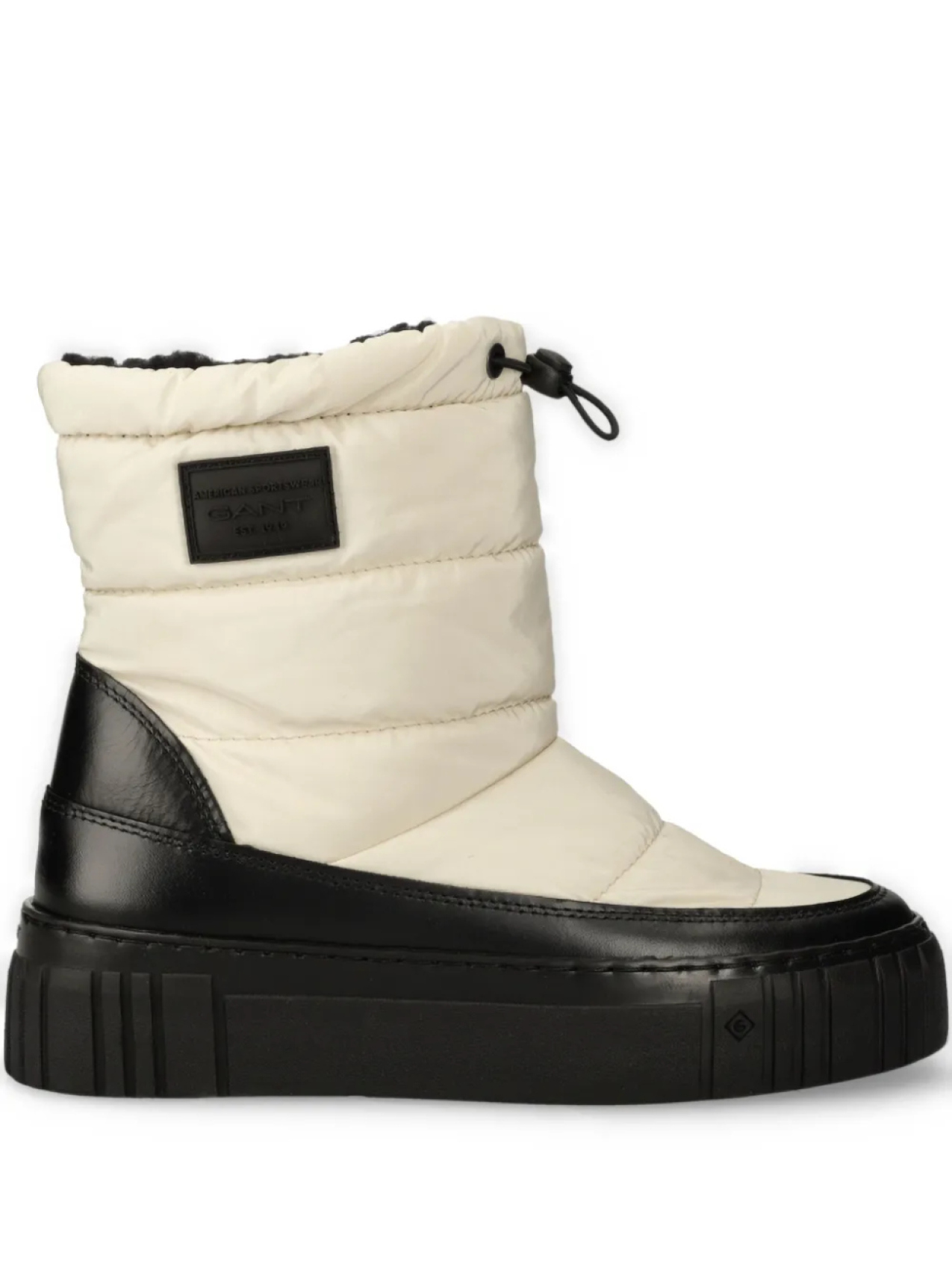 Женские ботинки Gant из кожи и текстиля, белый