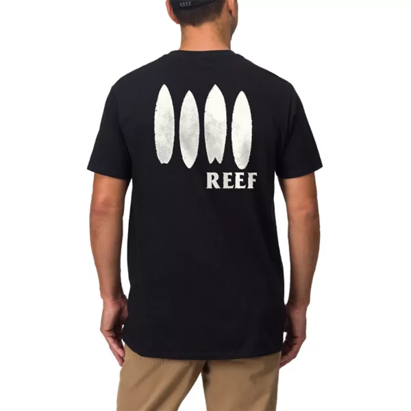 

Мужская футболка Pettibon с принтом Reef, черный