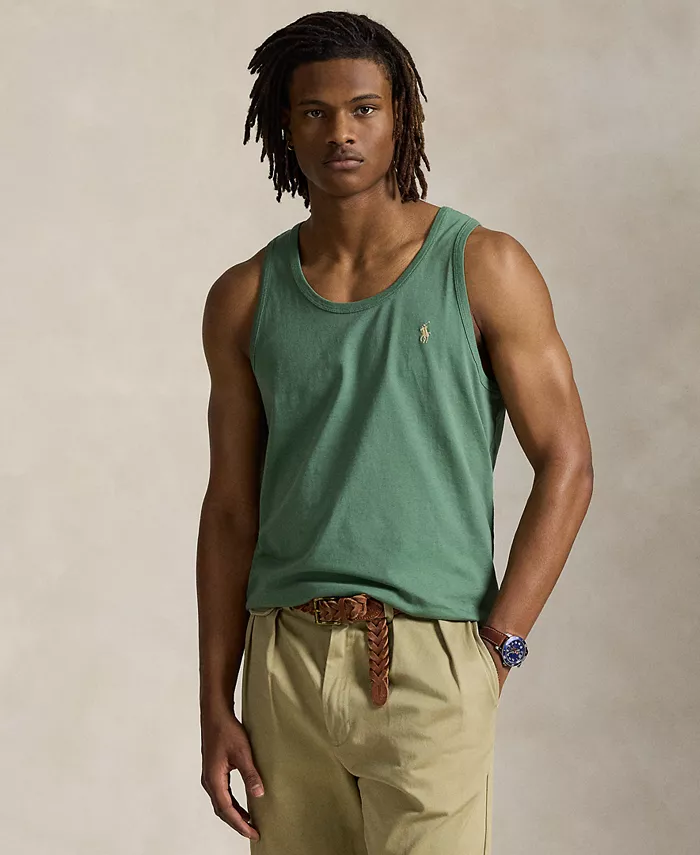 

Футболка-майка из джерси с эффектом стирки Polo Ralph Lauren, зеленый