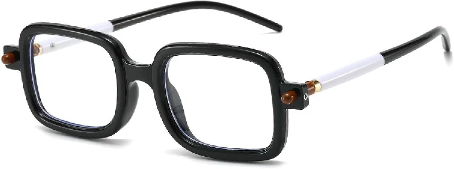 

Солнцезащитные очки с защитой от УФ-излучения UV400 для женщин и мужчин | Shades Rivets Punk Clear Gradient | для занятий спортом на открытом воздухе DSVIGF, Black Clear