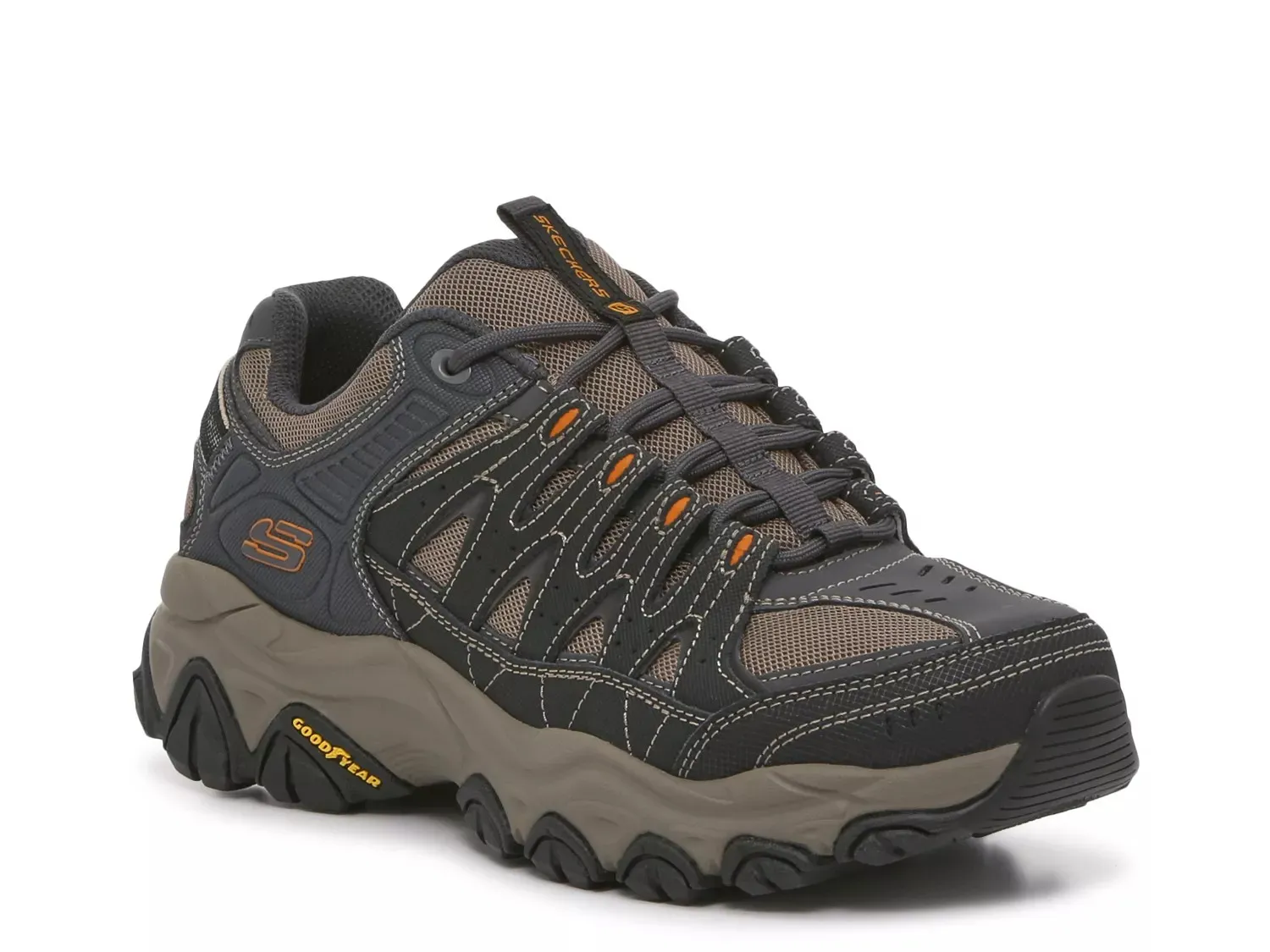 

Кроссовки Skechers Afterburn 2.0 — мужские, серо-коричневый/угольный/черный