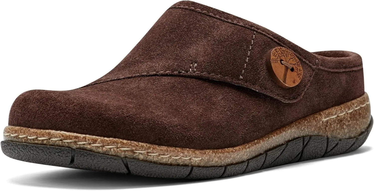 Женские деревянные туфли Earth Ezra, Dark Brown 210