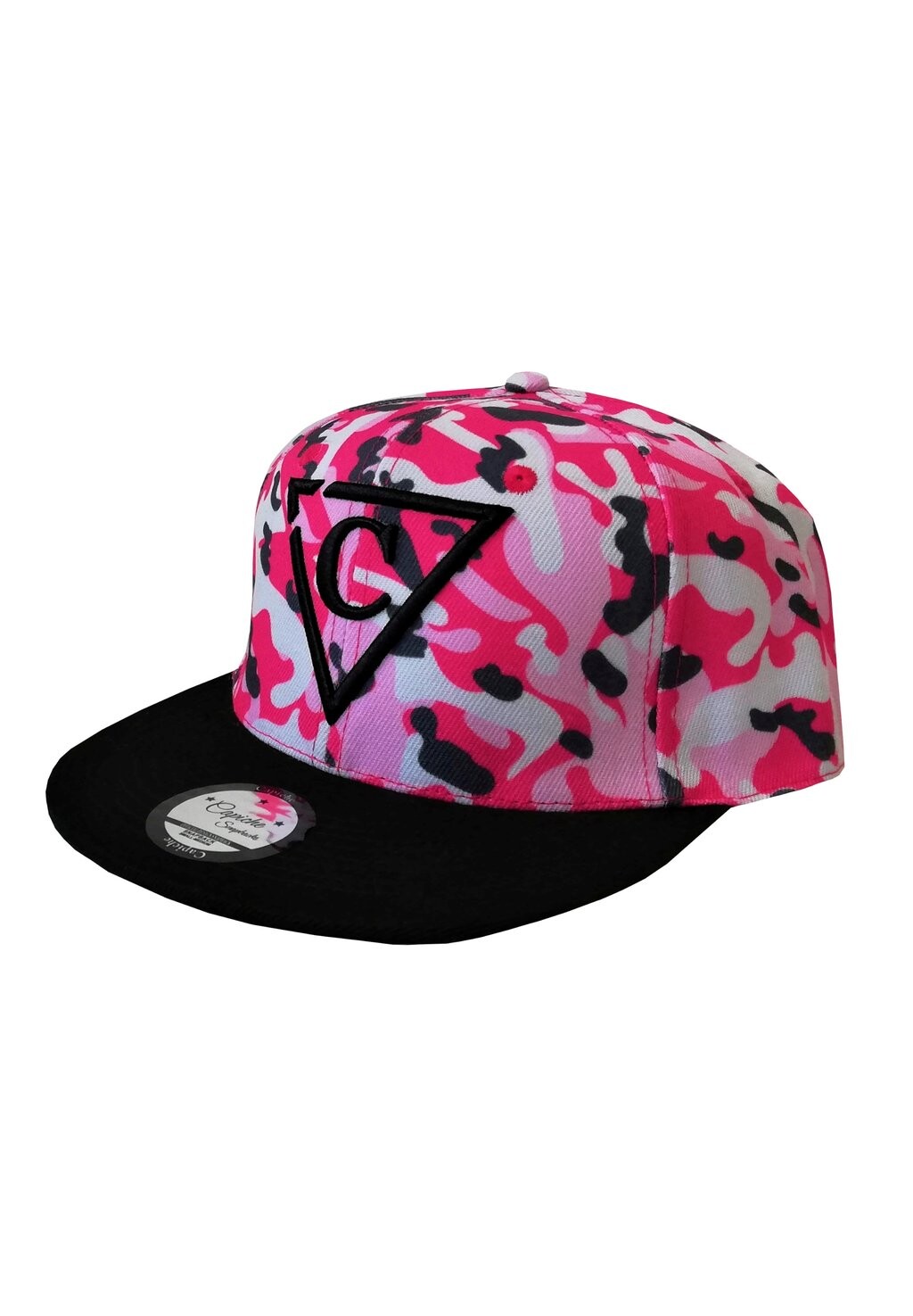 

Бейсболка SNAPBACK BASEBALL-ONE SIZE Capiche, цвет mottled pink/black/pink