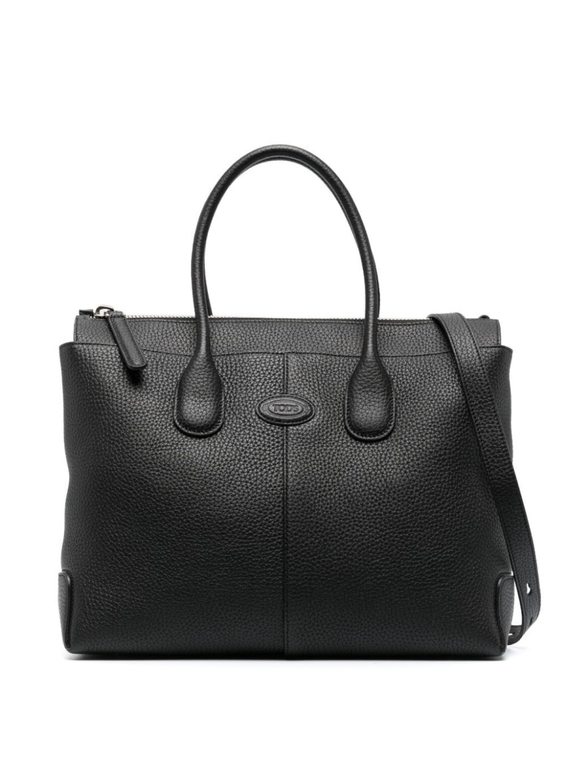 

Tod's сумка-тоут с логотипом, черный