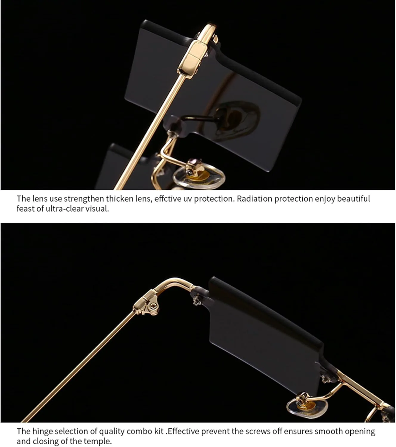 

bullabulling Модные маленькие квадратные солнцезащитные очки для женщин, ультралегкие, конфетного цвета, без оправы, океанские солнцезащитные очки, Yellow