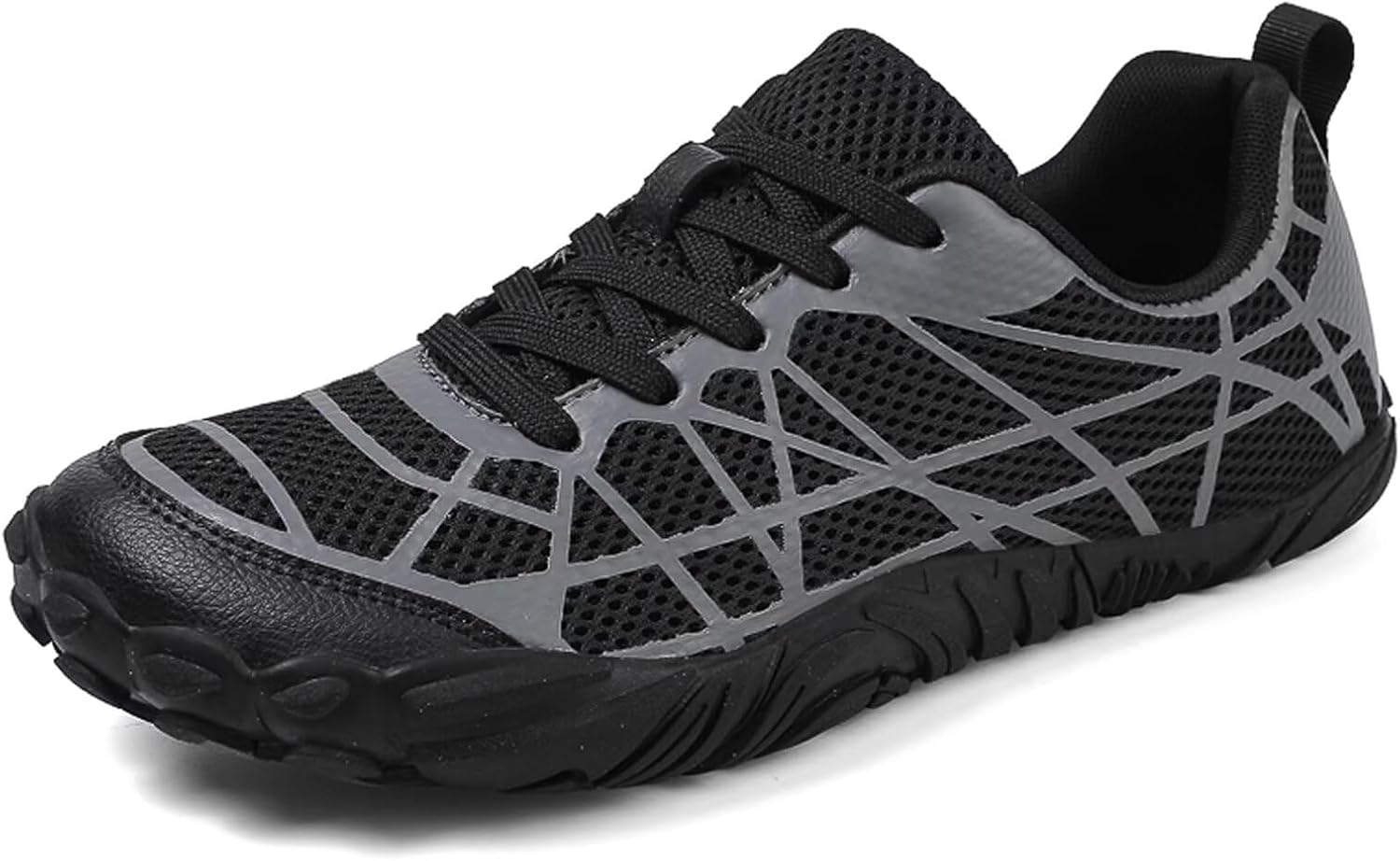 

Дышащие сетчатые походные кроссовки для мужчин и женщин, противоскользящие для хайкинга, трейлраннинга и трекинга Ozefiad, черный