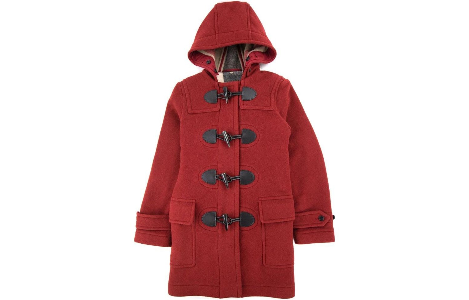 

Пальто женское Burberry с капюшоном, красный