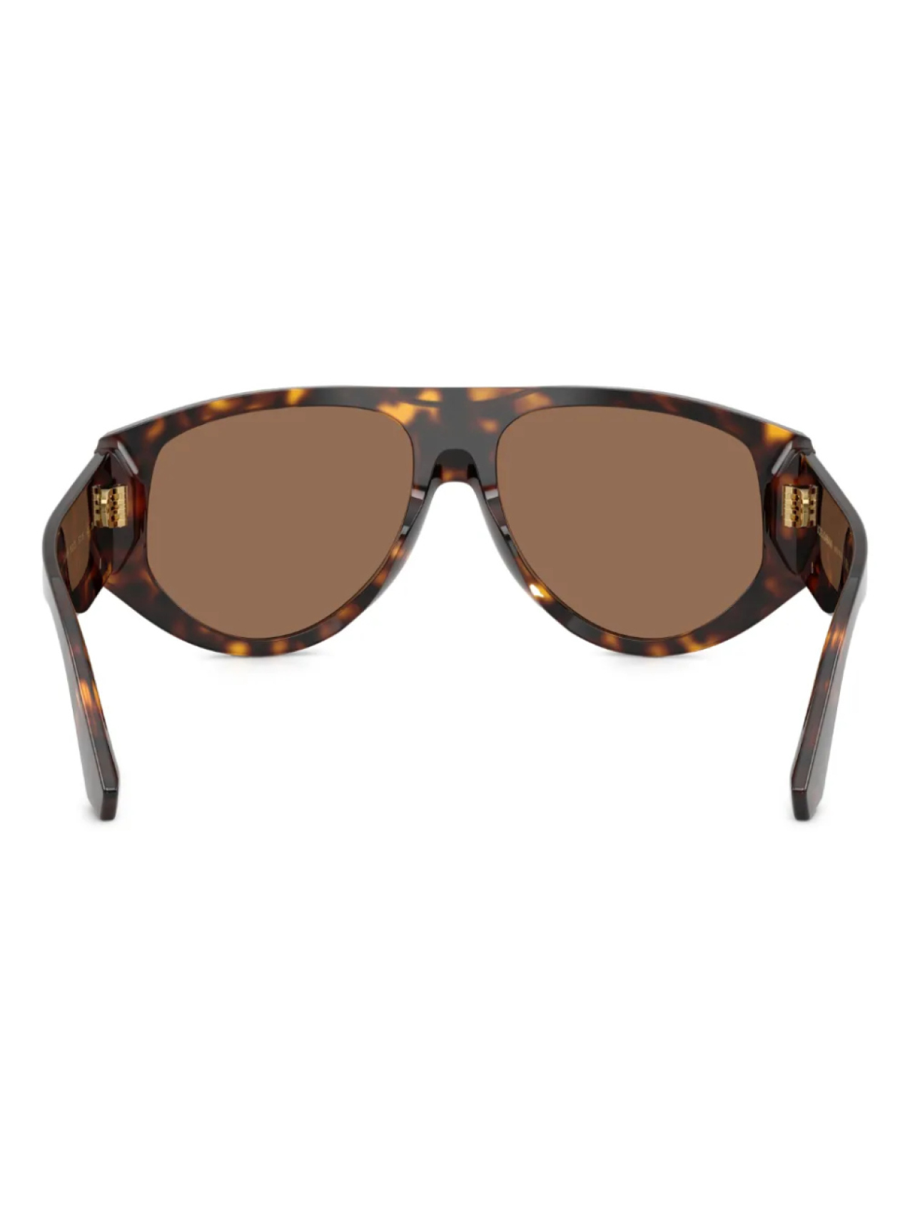 Dolce & Gabbana Eyewear солнцезащитные очки черепаховой расцветки, коричневый — фото 4