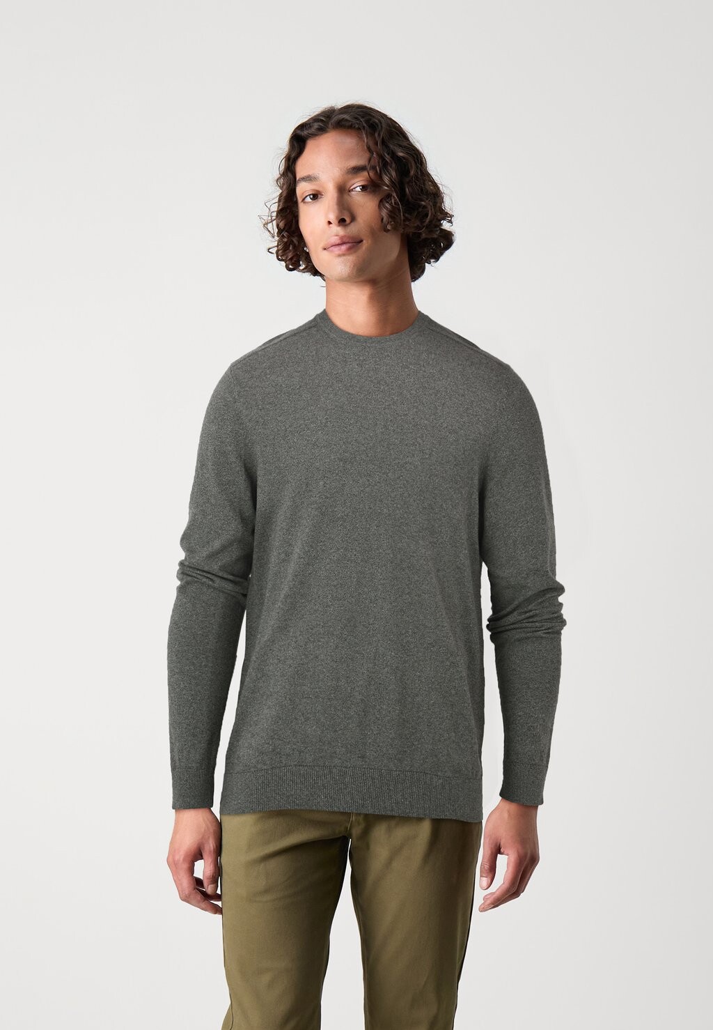 

Джемпер SLHBERG CREW NECK Selected Homme, светло-коричневый