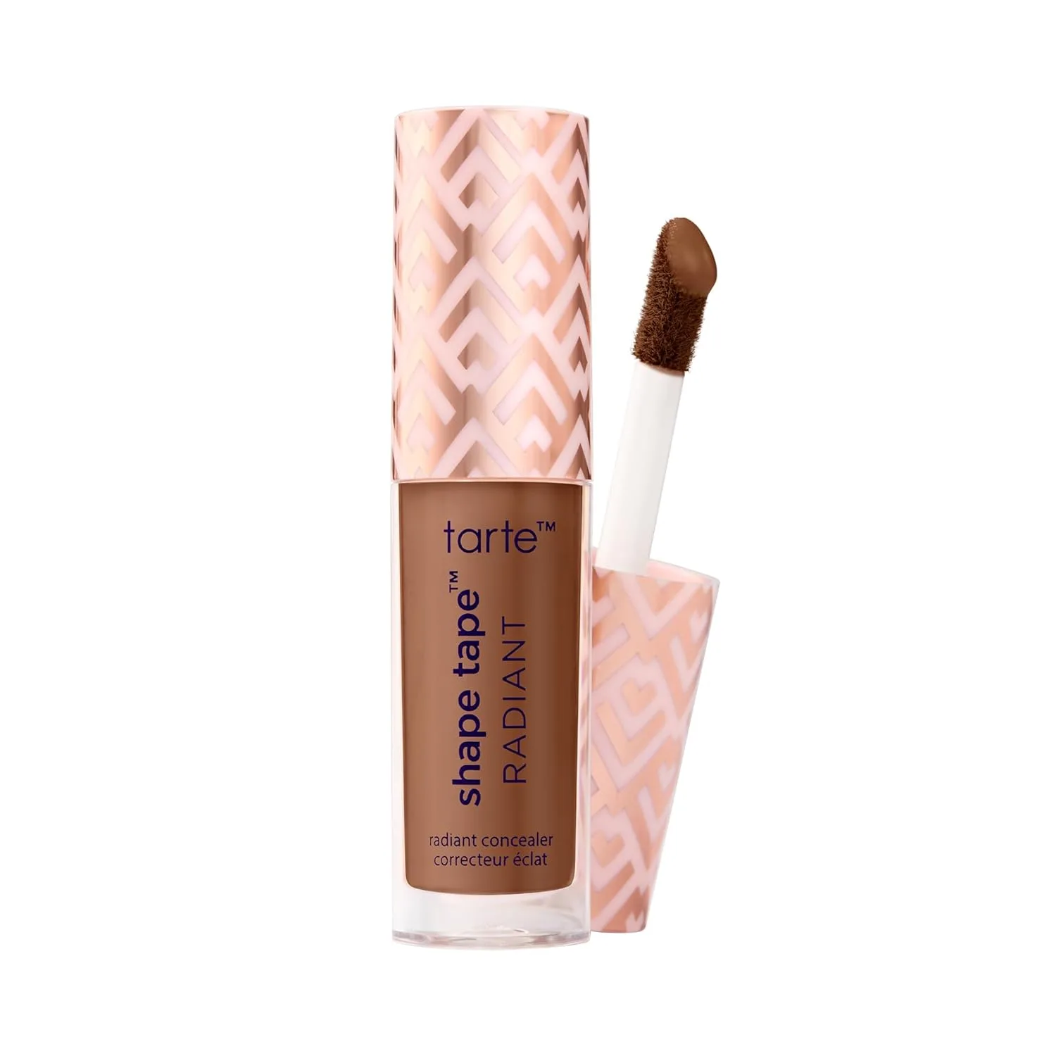 Консилер Tarte Shape Tape Radiant - среднее покрытие, сияющий финиш для маскировки темных кругов, морщинок, покраснений и пигментации, увлажняющий, веганский, cruelty free, 53N deep
