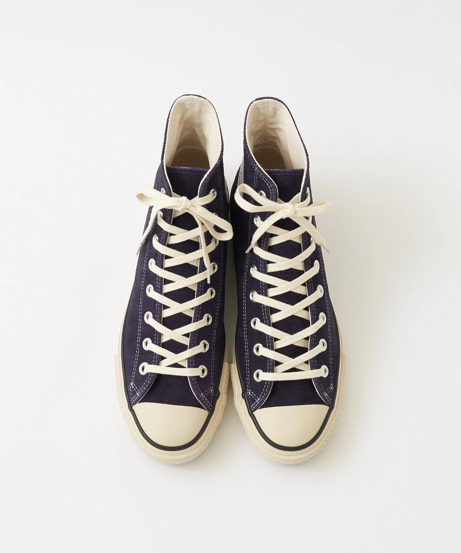 Мужские замшевые кроссовки Converse All Star J HI фиолетовые — фото 4