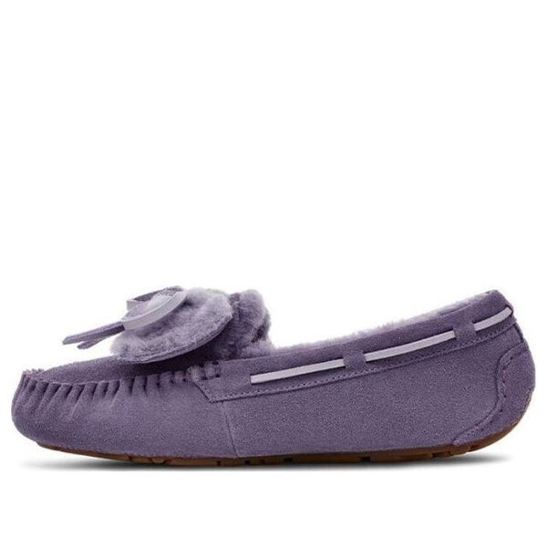 Тапочки дакота двойной бант Ugg, лиловый
