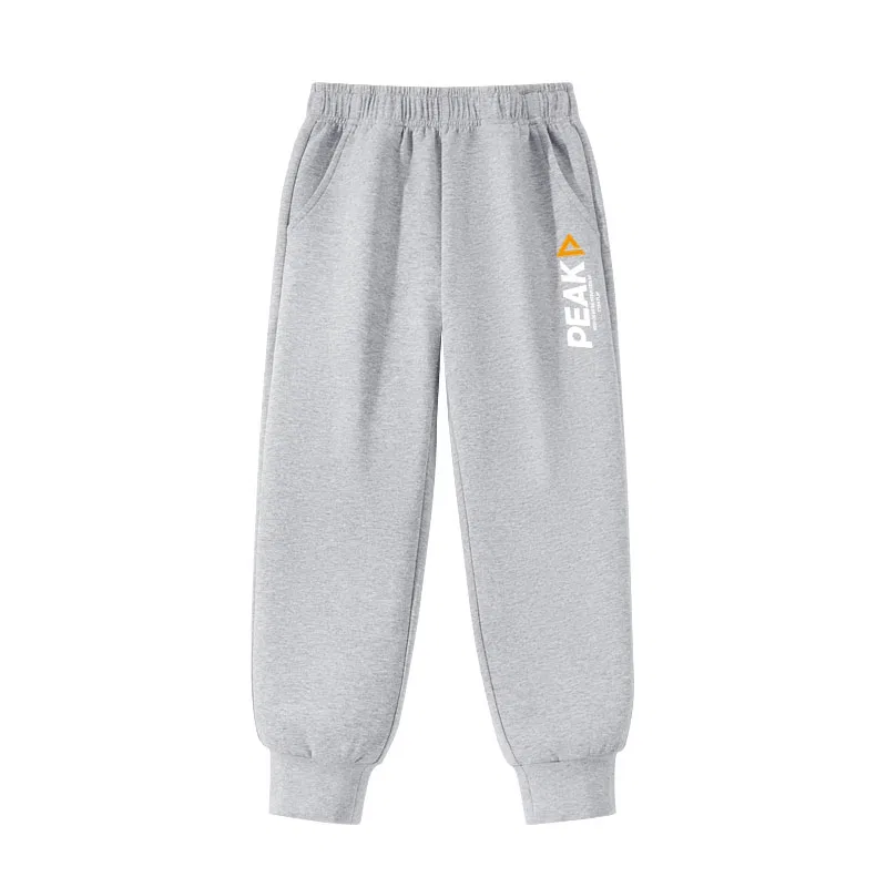 Спортивные штаны для детей Light Heather Gray/PK Yellow White Label K PEAK