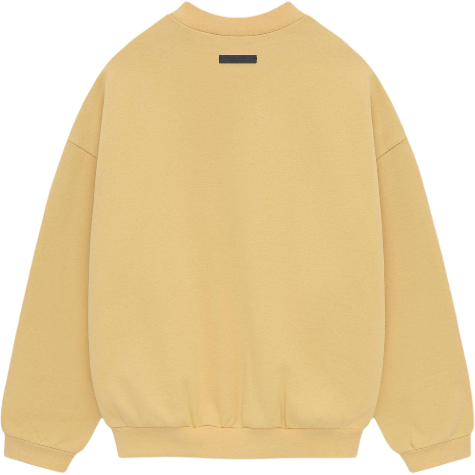 Толстовка из плотного флиса Fear Of God Essentials, цвет янтарное золото/янтарь — фото 3