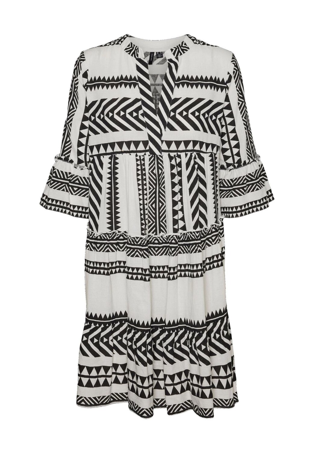 

Платье из органического хлопка с разрезом для женщин VERO MODA, цвет Snow