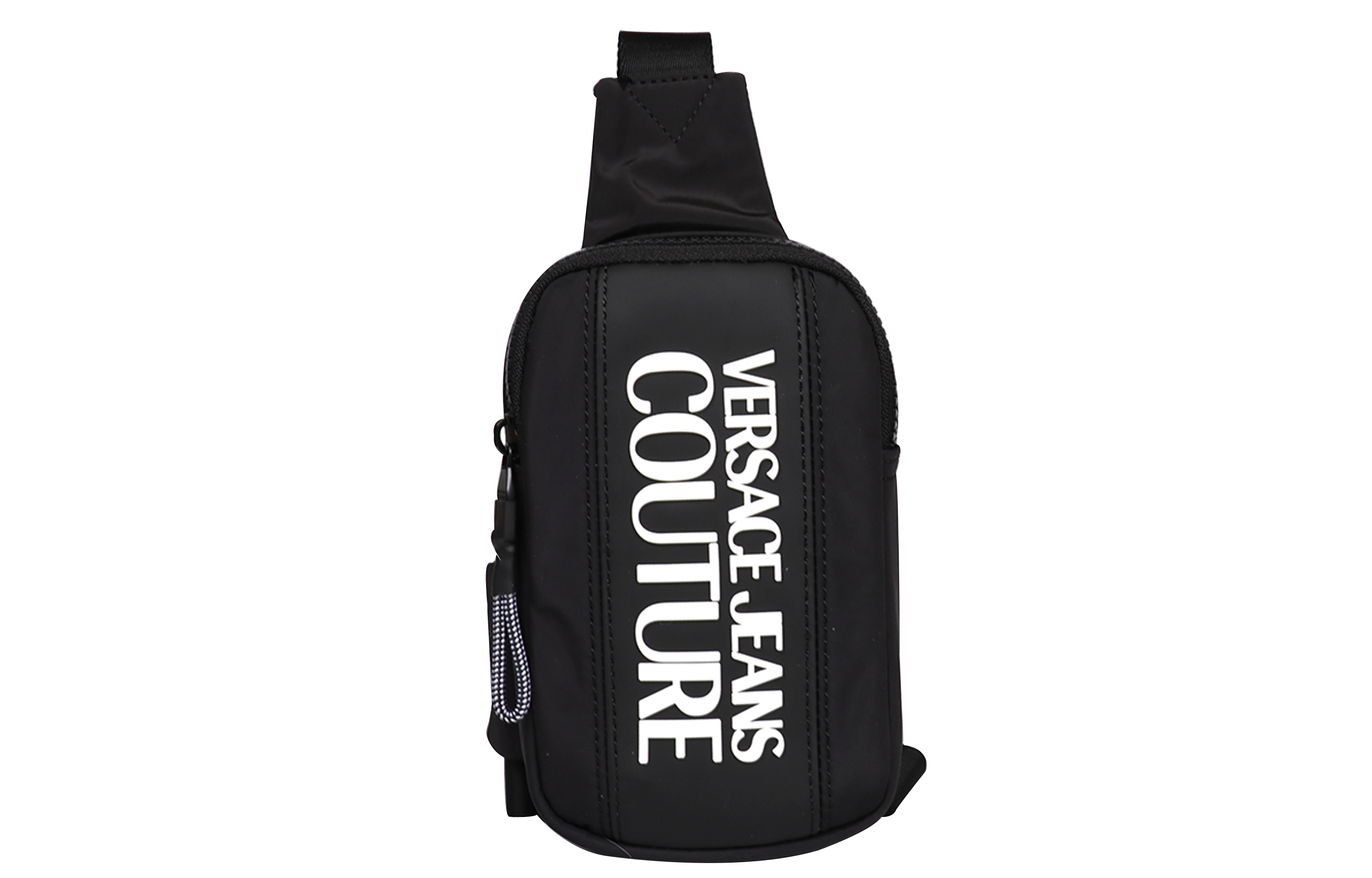 

VERSACE JEANS COUTURE Нейлоновая тканевая сумка-слинг men's black