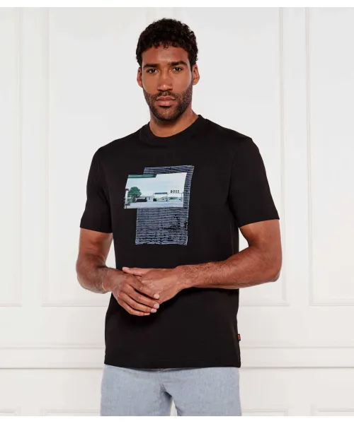 

Футболка te_ontheway Regular fit Boss Orange, черный