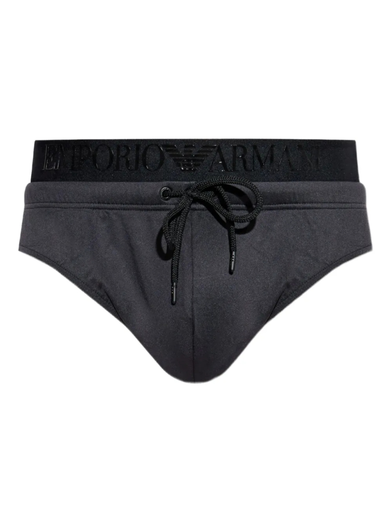 

Плавки с логотипом на ленте Emporio Armani, черный