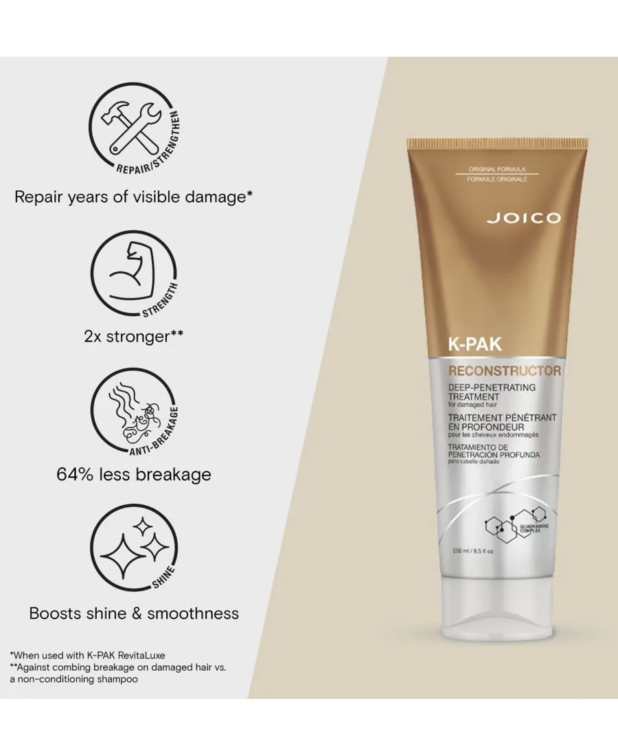 Joico K-PAK Reconstructor - средство для глубокого проникновения, 8,5 унций — фото 2