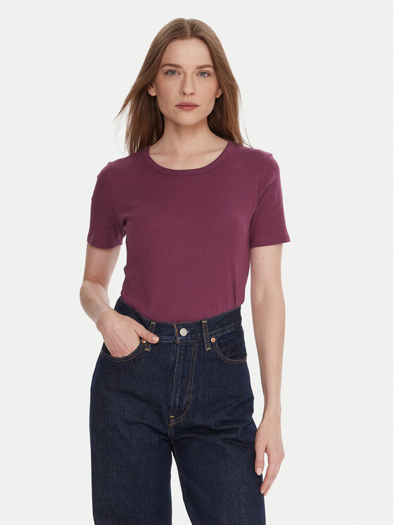 

Футболка regular fit 3GA2E16A0 United Colors Of Benetton, фиолетовый