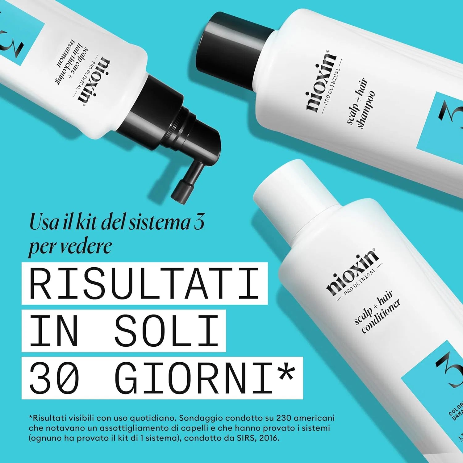 Набор для утолщения волос «Scalp + Hair Thickening System 3 Kit» от Nioxin Nioxin — фото 3