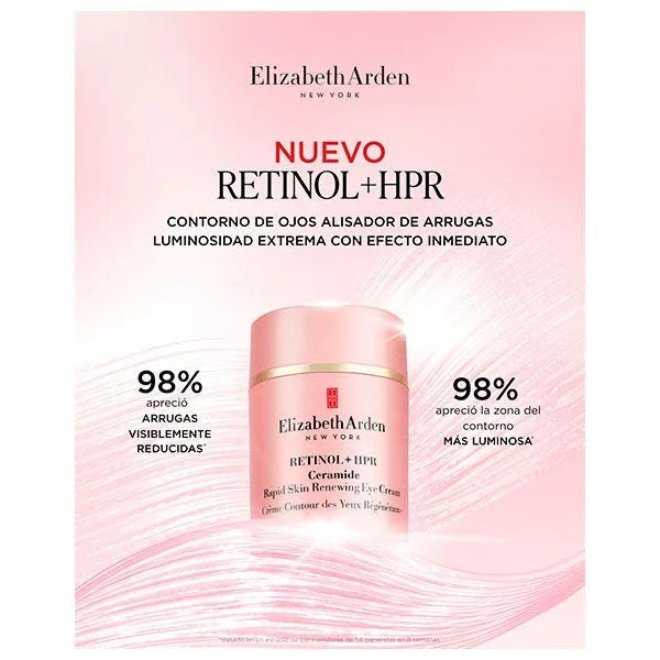 Крем для век Elizabeth Arden — Retinol + Hpr Ceramide Rapid Skin Renewing Eye Cream, 15 мл — фото 3