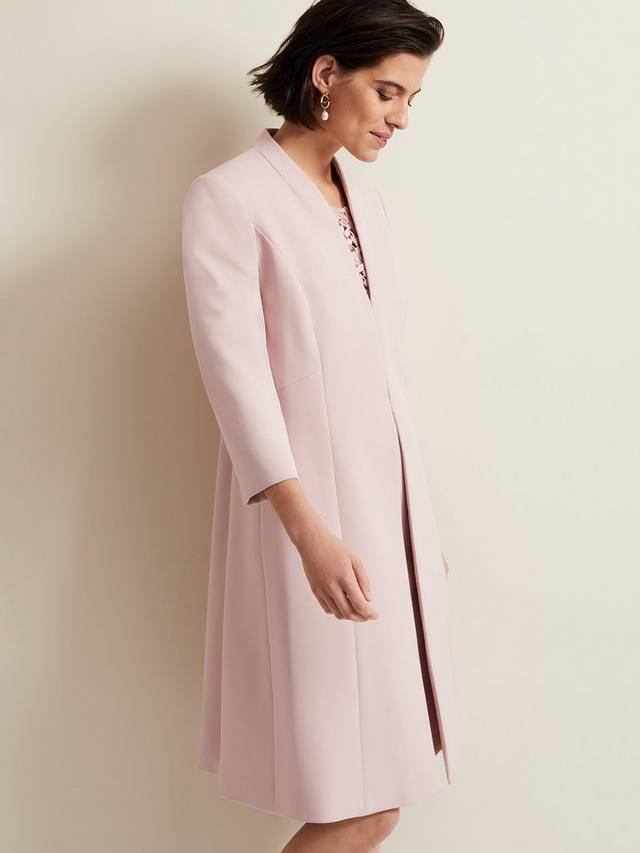

Праздничное пальто с ромашкой Phase Eight, цвет Pale Pink