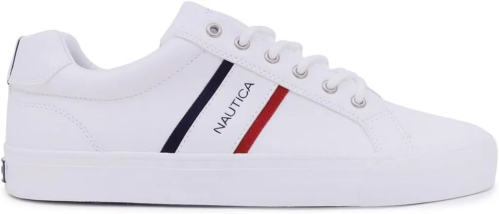 Кроссовки повседневные Nautica Classic Lace-Up Low Top Loafer, белый — фото 2