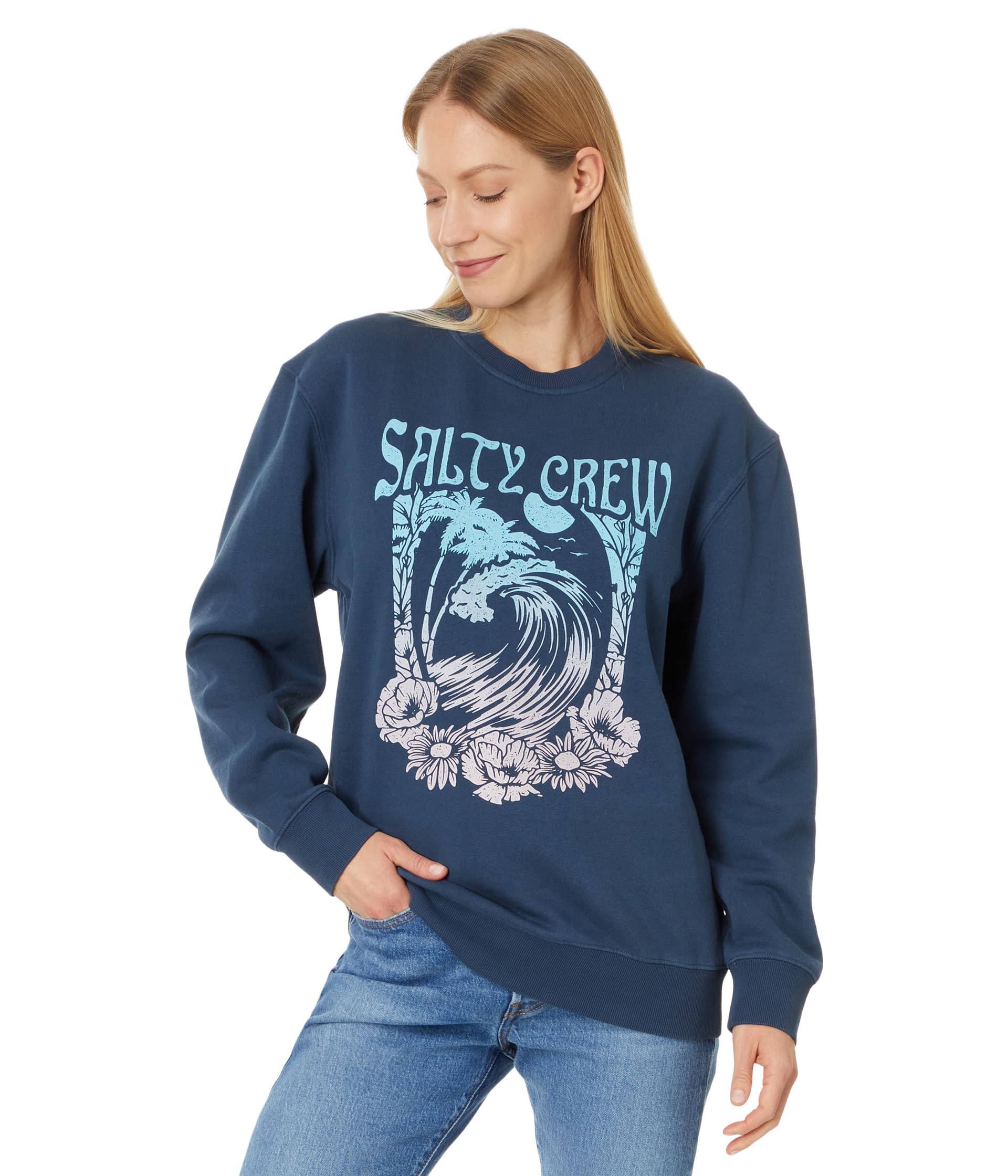 

Свитер Salty Crew Big Wave Crew, Denim