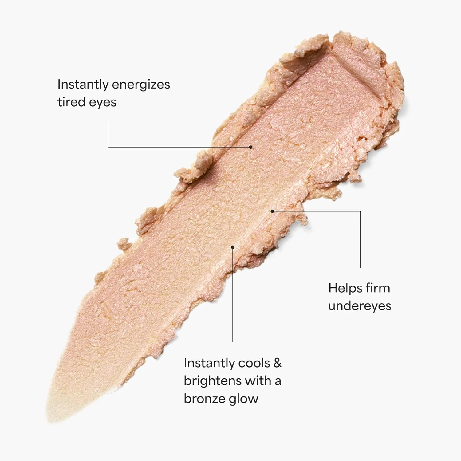 TULA Skin Care Spresso бальзам для кожи вокруг глаз с кофеином, увлажняющий и тонизирующий, против темных кругов, 10 г, Americano - Bronzy Glow — фото 2