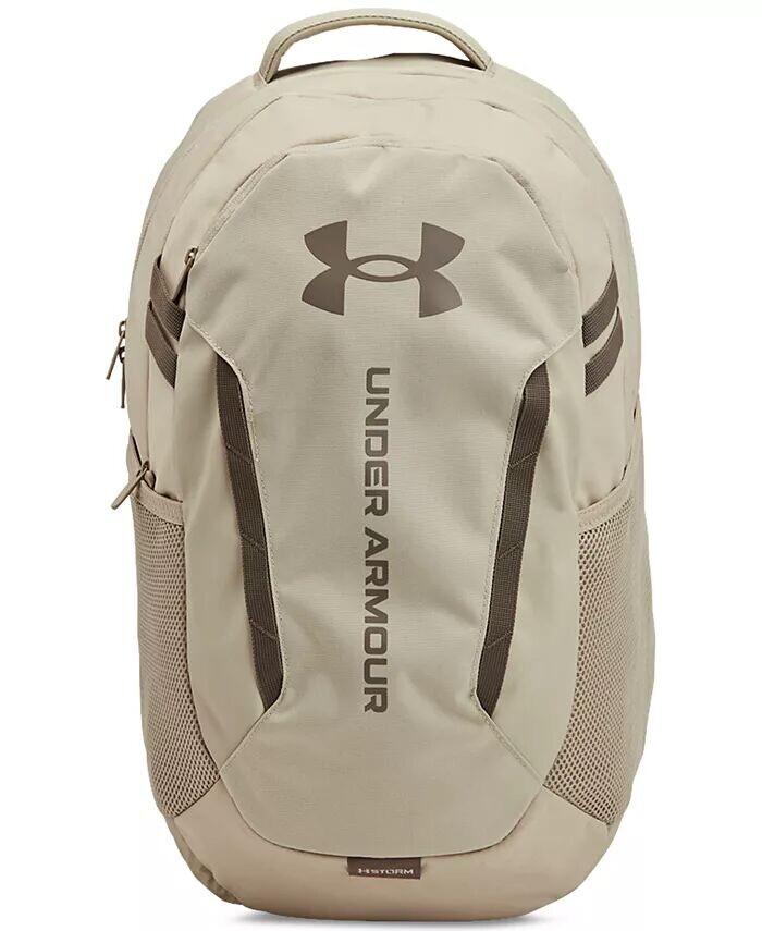 

Мужской однотонный рюкзак UA Hustle 6.0 Under Armour, бежевый