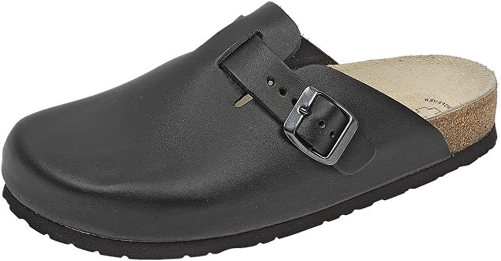 

Женские кожаные сабо Wrishofener Fuform для здоровья Worishofener Fußform, черный