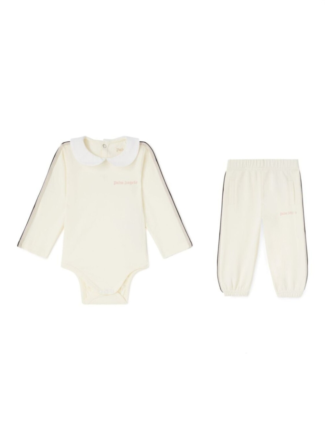 

Palm Angels Kids спортивный костюм с логотипом, нейтральный цвет