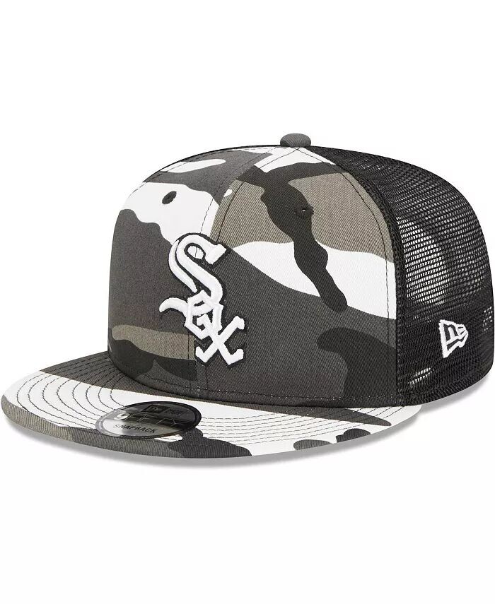 

Мужская камуфляжная кепка Chicago White Sox Urban Camo Trucker 9FIFTY Snapback New Era, зеленый