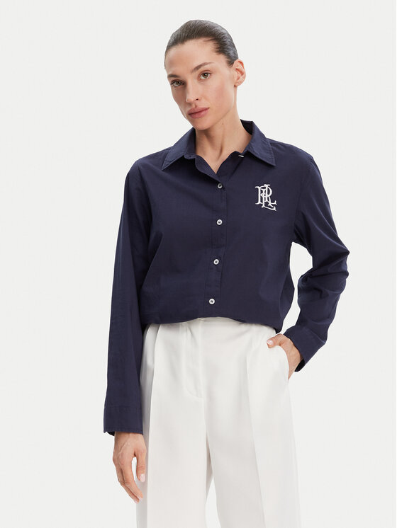 

Рубашка обычного кроя 20529276 Lauren Ralph Lauren, синий