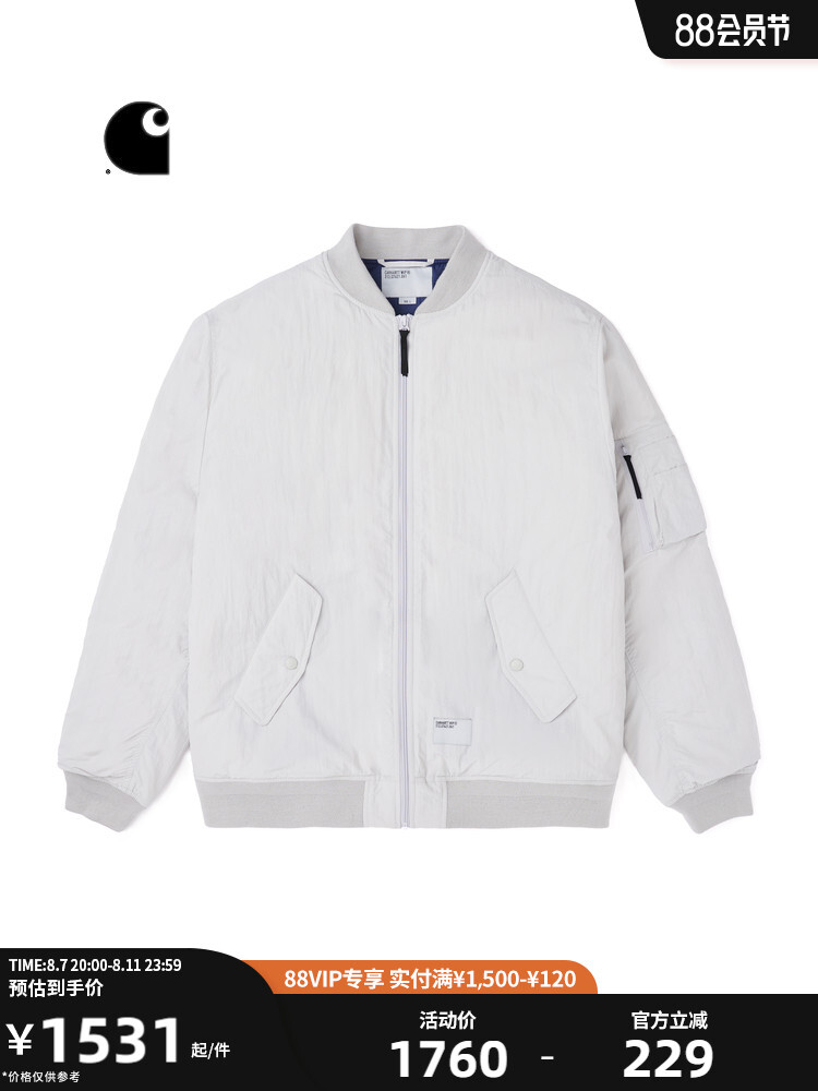 

Куртка мужская Carhartt WIP с несколькими карманами, серый