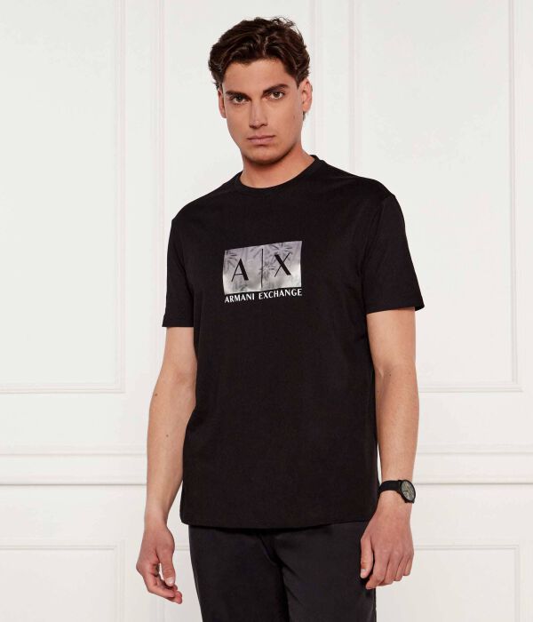 

Футболки Regular fit Armani Exchange, черный