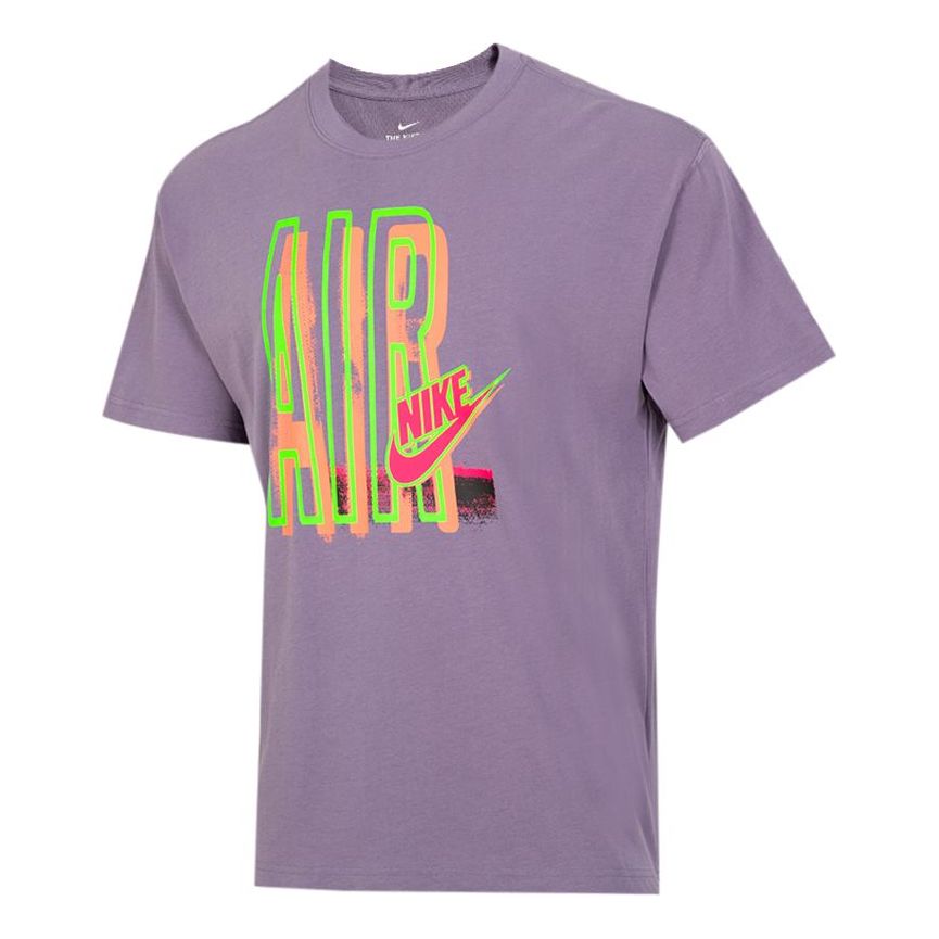 

Футболка Nike Tie-dye Sports Short Sleeve Men's Green, фиолетовый