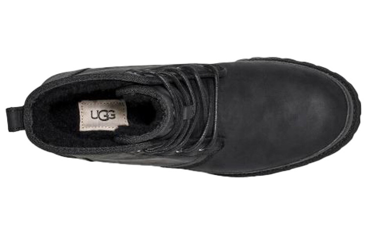 Мужские ботинки Ugg высокие со шнуровкой, черный — фото 4