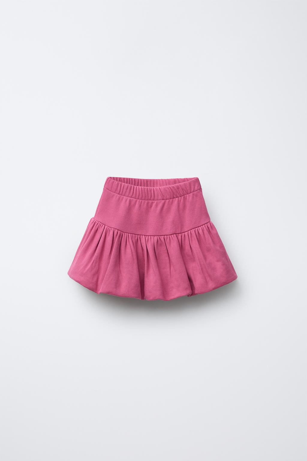 

Трикотажная юбка-пике из воздушных шаров ZARA, цвет Raspberry