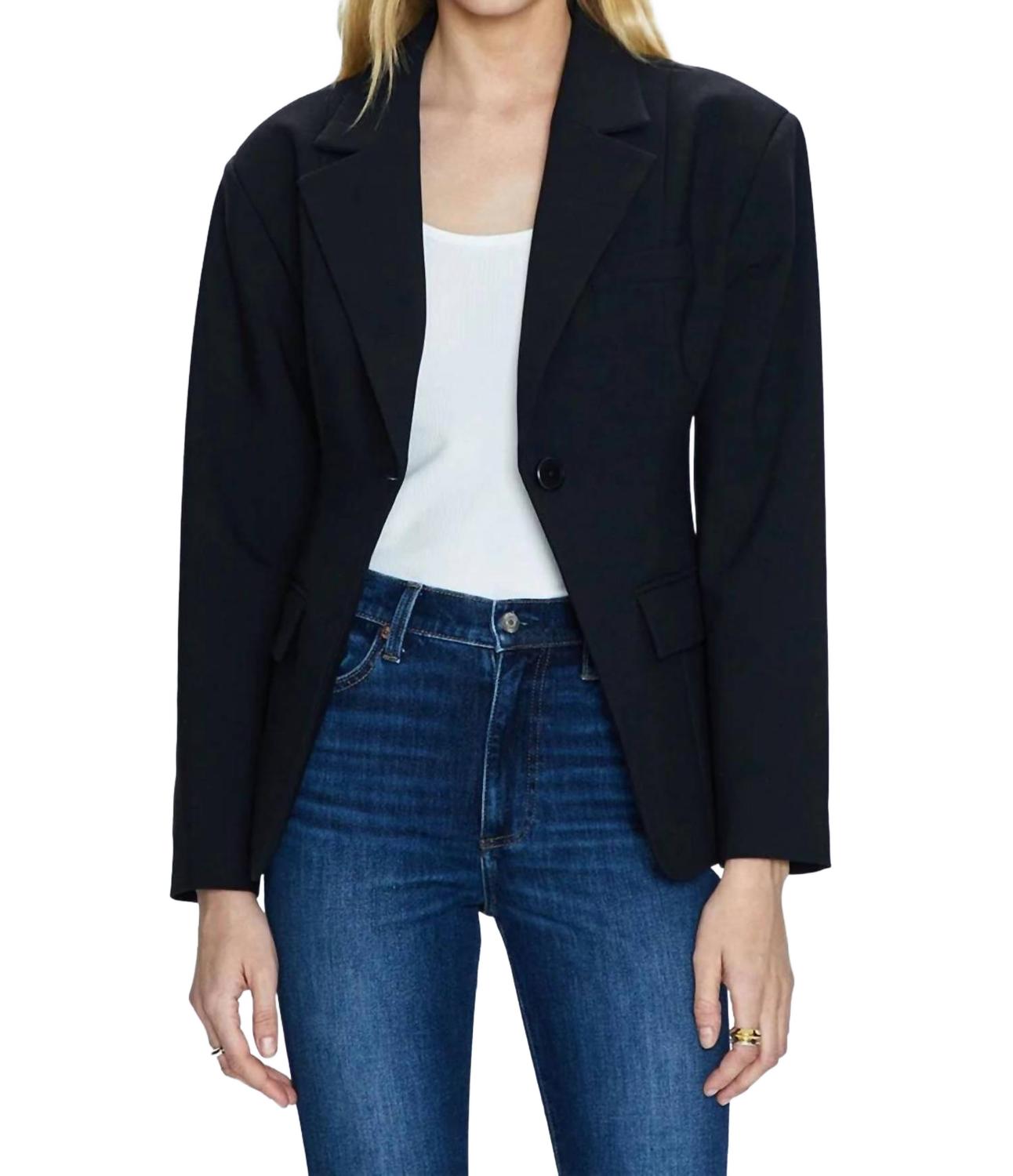 

PISTOLA Блейзер с завышенной талией Stassi, черный