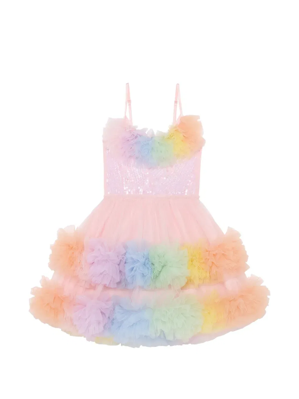 Платье Bubble Bliss с пайетками и оборками Tutu Du Monde, розовый